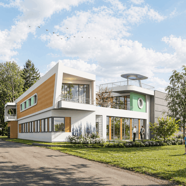 Neubau eines Wohn- und Geschäftshauses LP 1 - 5 (in dp, Markdorf)
