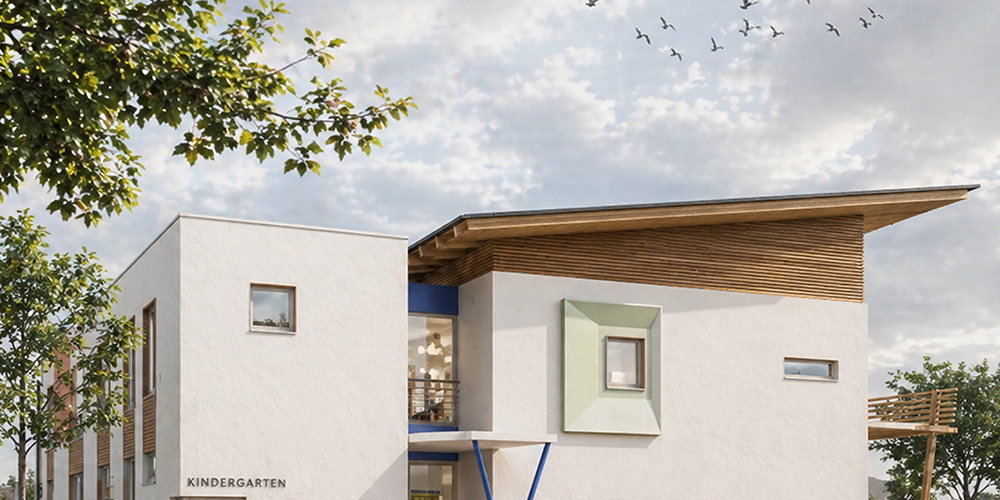 Dallgow-Döberitz (Brandenburg) Neubau eines Kindergartens