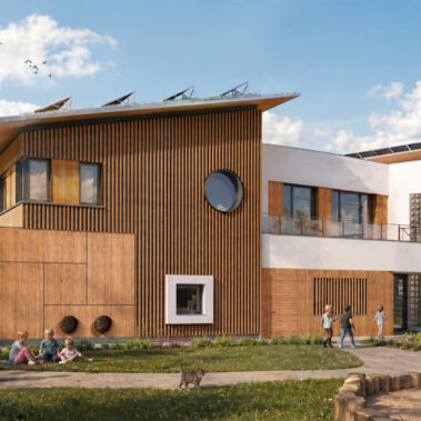Neubau Kindergarten mit drei Gruppen und Familienzentrum