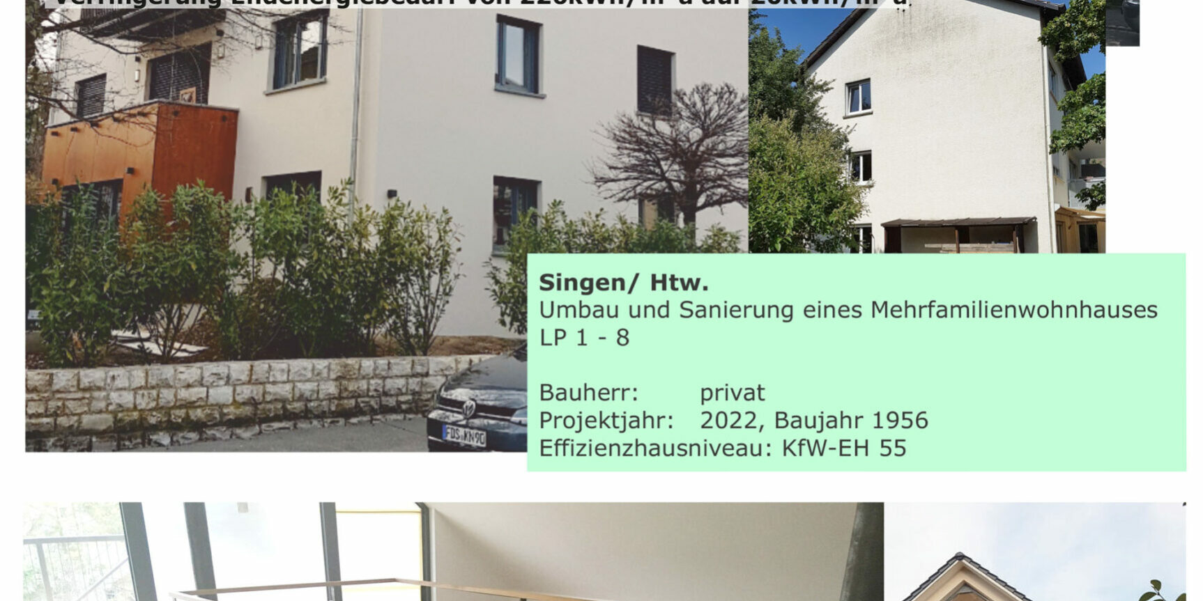 Referenzobjekt: Umbau und Sanierung