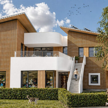 Neubau Kindergarten mit drei Gruppen und Familienzentrum