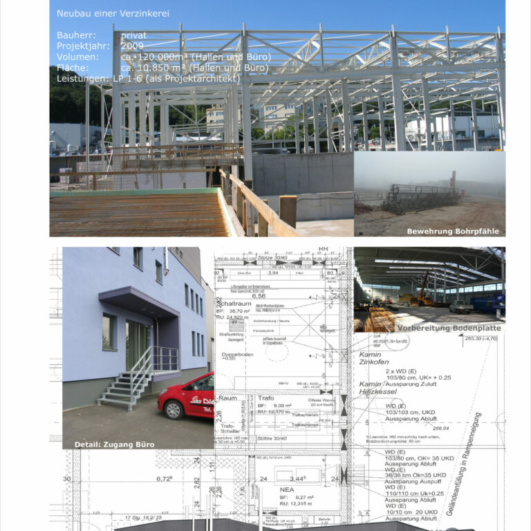Neubau einer Verzinkerei
