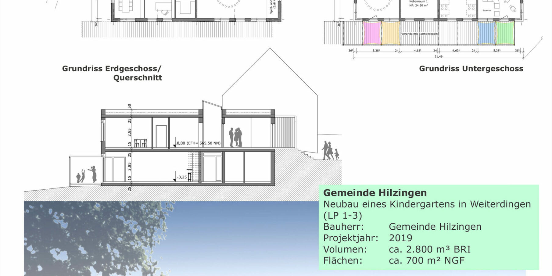 Gemeinde Hilzingen Neubau eines Kindergartens in Weiterdingen
