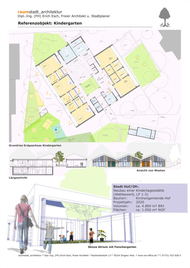 Stadt Hof/Ofr. Neubau einer Kindertagesstätte