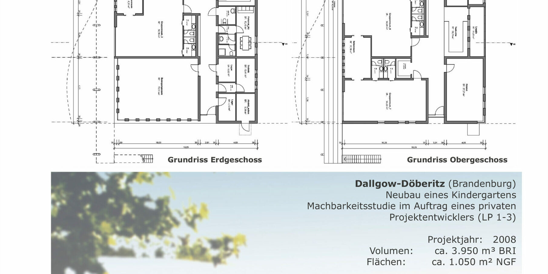 Dallgow-Döberitz (Brandenburg) Neubau eines Kindergartens