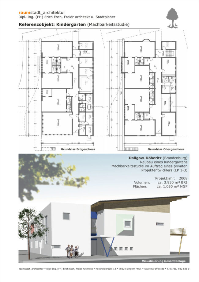 Dallgow-Döberitz (Brandenburg) Neubau eines Kindergartens