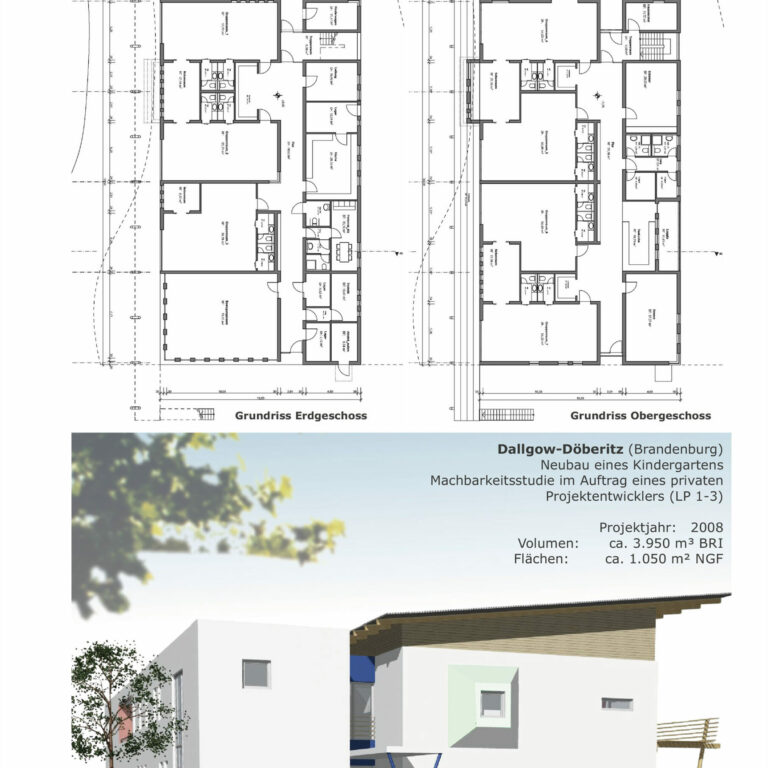 Dallgow-Döberitz (Brandenburg) Neubau eines Kindergartens