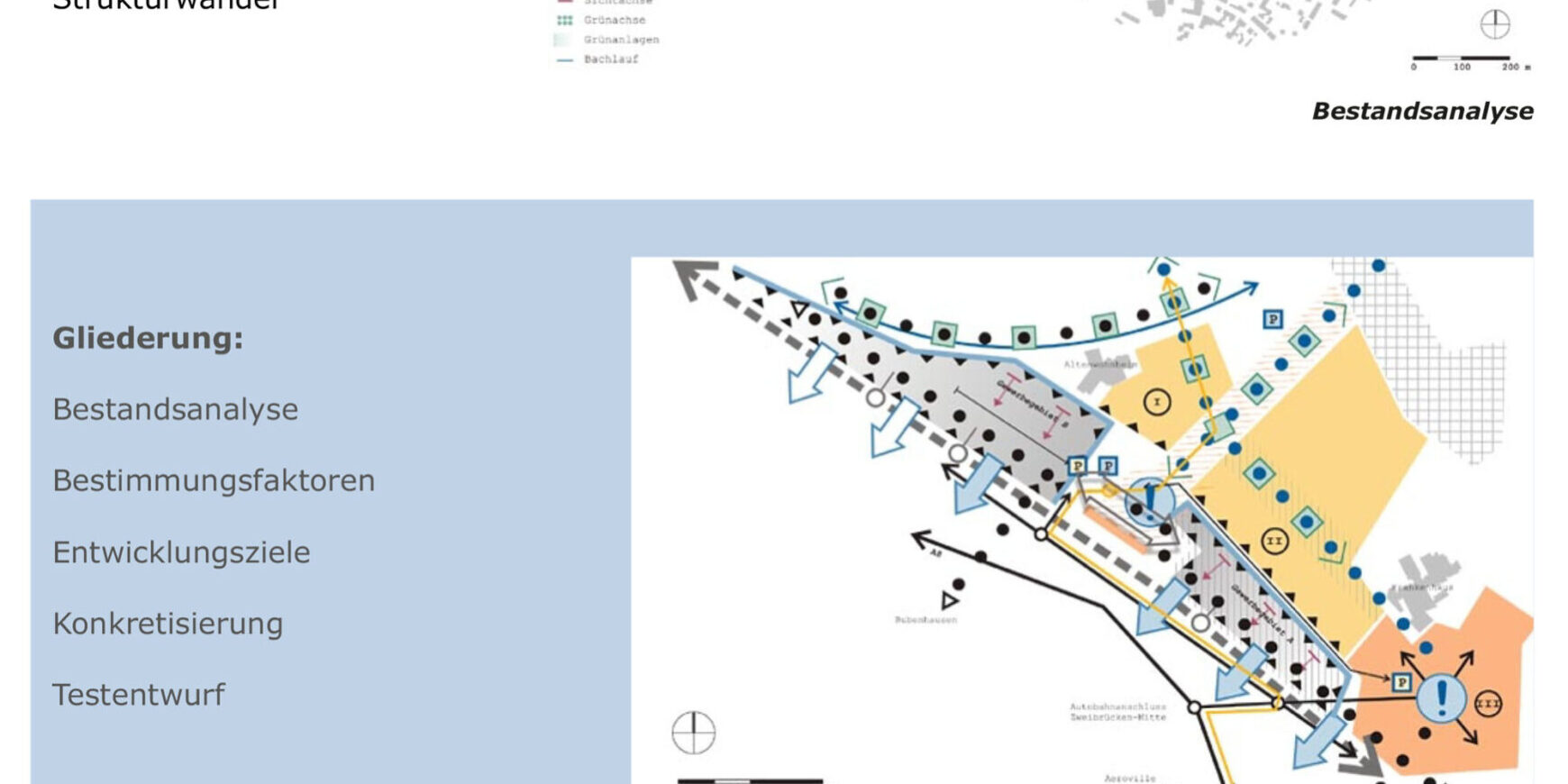 Weststadt in Zweibrücken (Rhld.-Pf.)