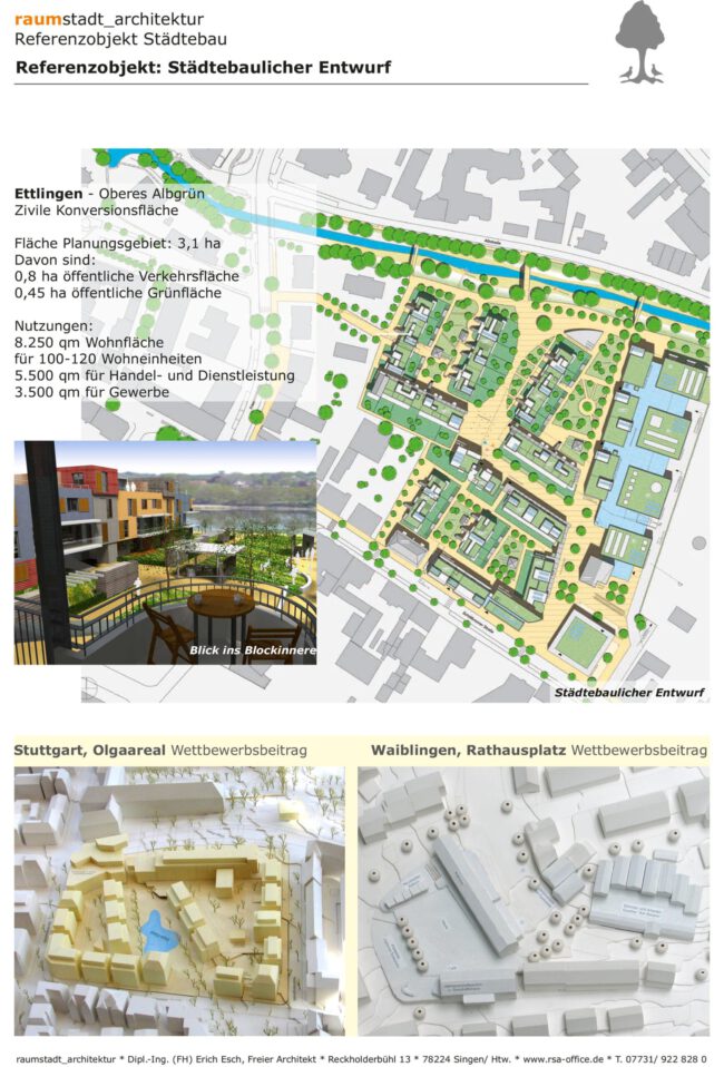 Ettlingen - Oberes Albgrün Zivile Konversionsfläche