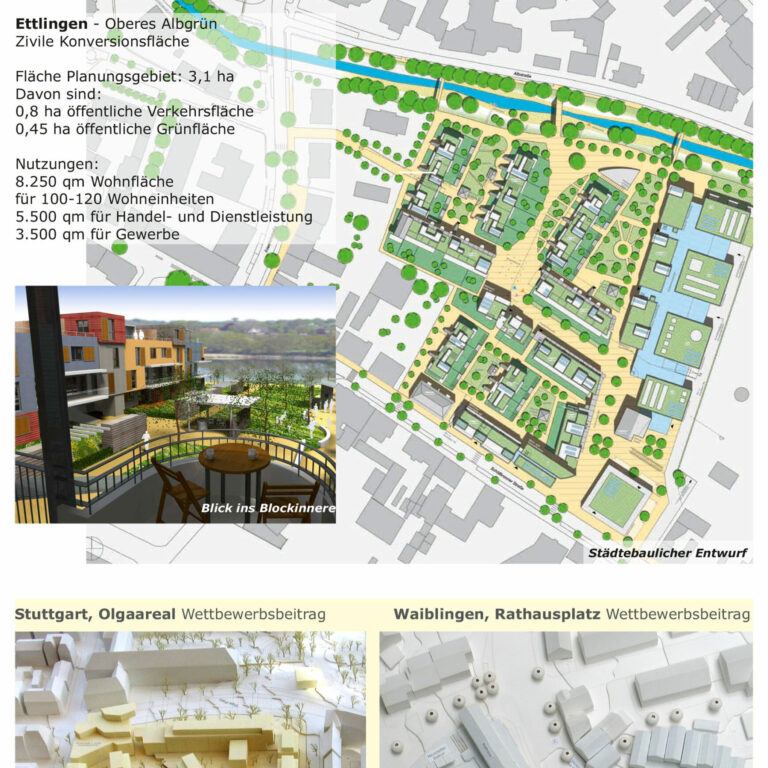 Ettlingen - Oberes Albgrün Zivile Konversionsfläche