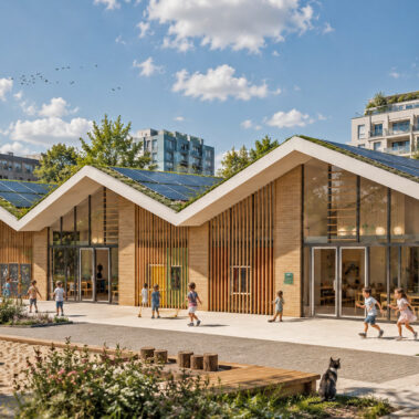 Wettbewerbsbeitrag: Neubau eines Kindergartens mit Kinderkrippe in Hof