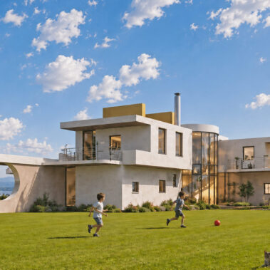 Neubau einer modernen Villa – Das Haus am See