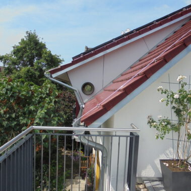 Energetische Sanierung eines Wohngebäudes in der denkmalgeschützten Altstadt von Aach.